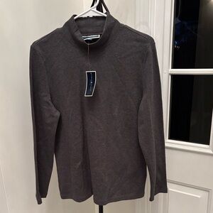 NWT Essentials Charcoal Long Sleeve Top
